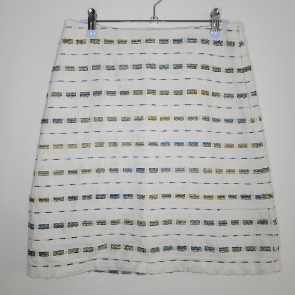 LOFT Bohemian Boucle A-Line Midi Skirt Size 2 /‎ 28 inch - Picture 2 of 11